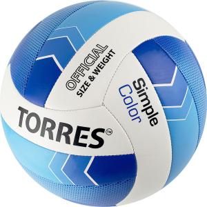 Купить Мяч волейбольный Torres Simple Color любительский р.5 в Скопине 